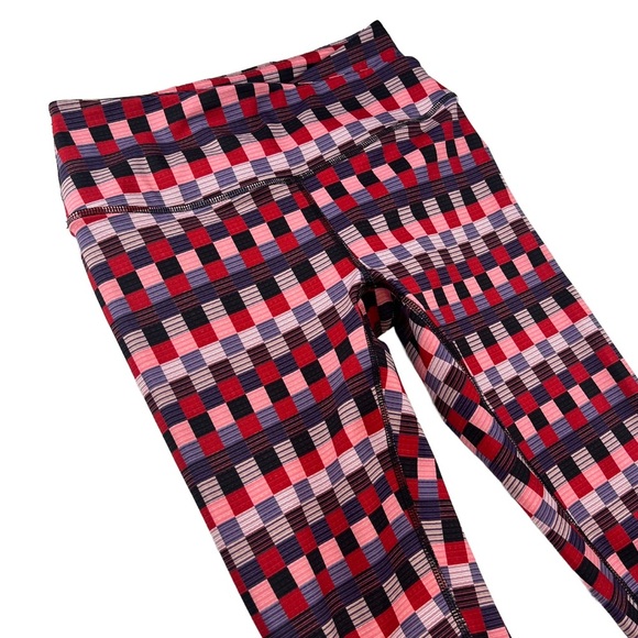 Free People Women’s Ashford Lose Control Leggings Checkered Print In Size S - Picture 4 of 7